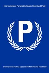 Flagge Internationales Parkplatzhilfswerk Rheinland-Pfalz